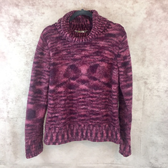 The North Face Sweaters - The North Face Purple Wool turtleneck Sweater